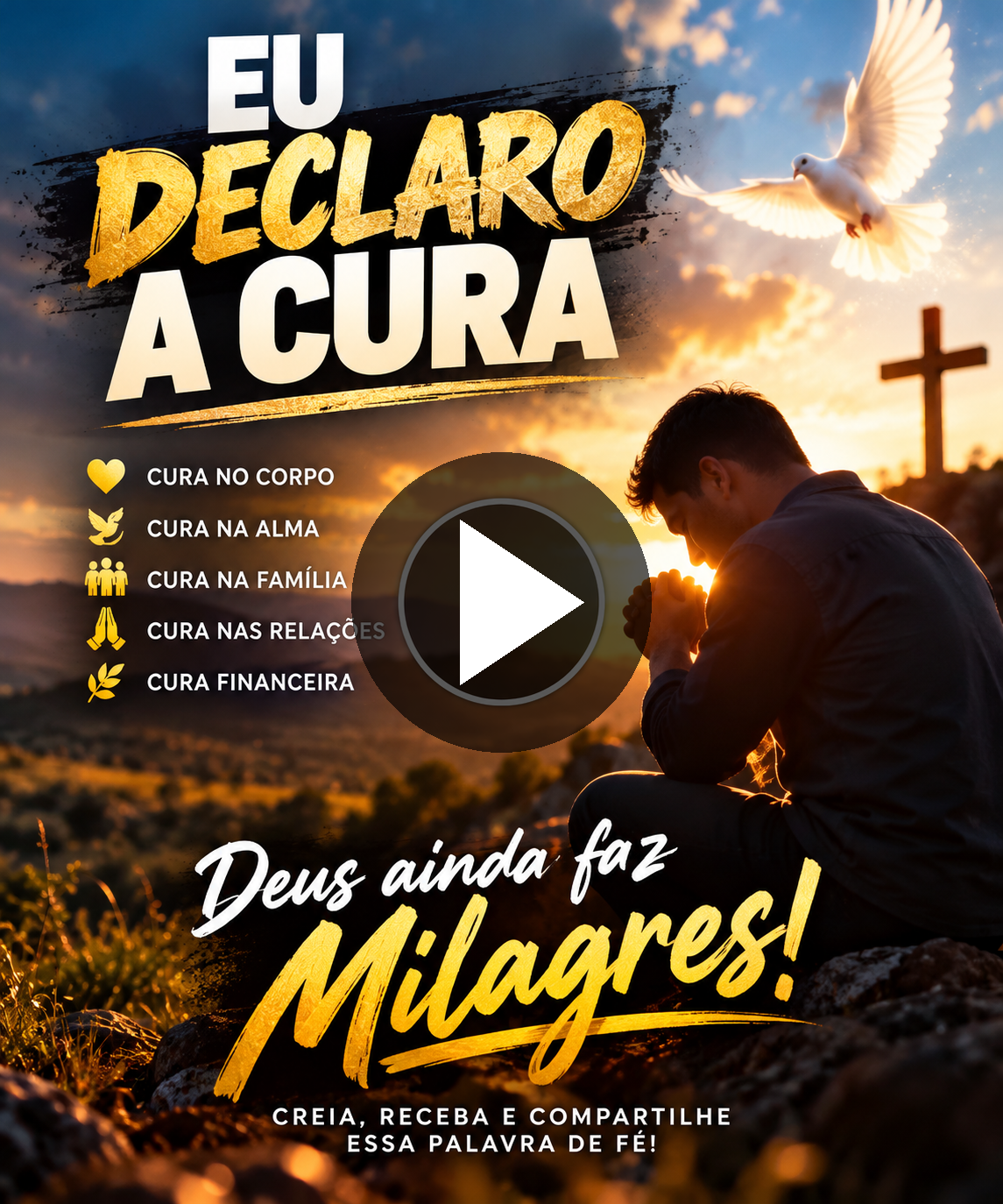 EU DECLARO A CURA EM NOME DE JESUS!