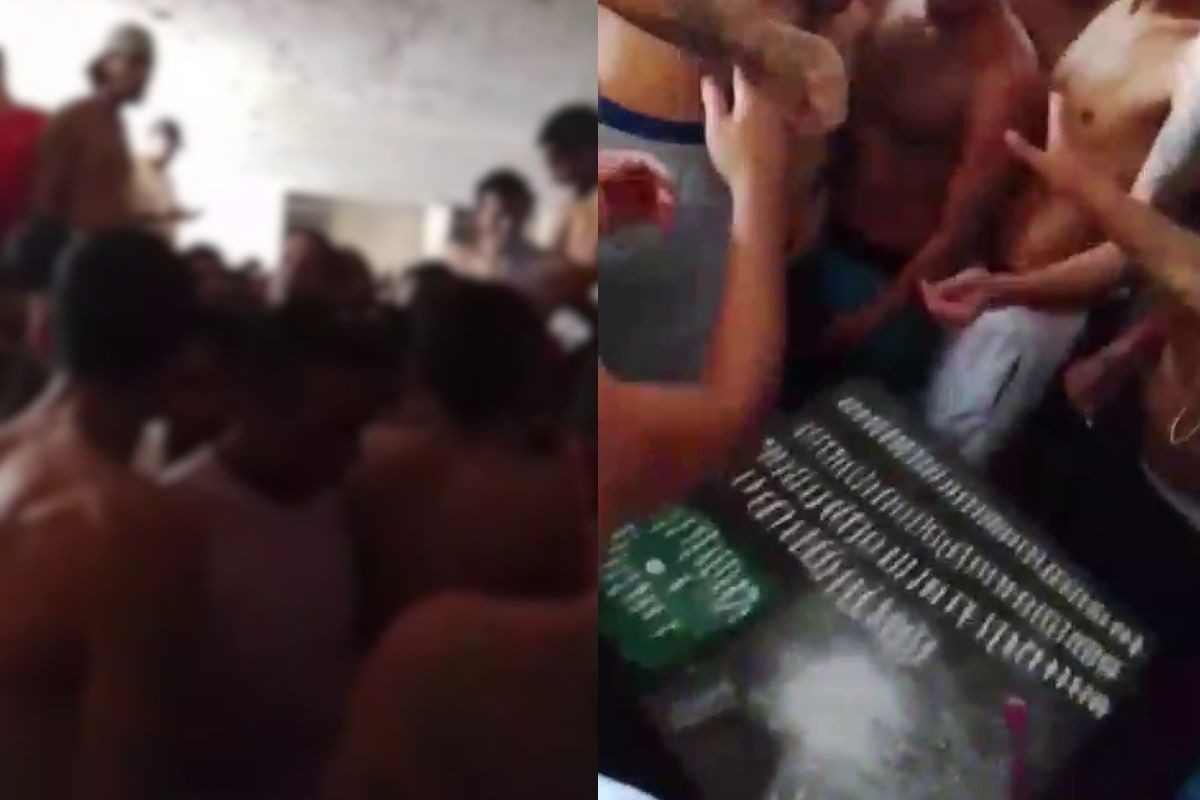 Operação transfere presos que comemoraram aniversário de facção com 'bolo' de cocaína em presíd...