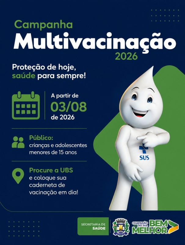 Chapadão do Sul inicia Campanha Nacional de Multivacinação para crianças e adolescentes nesta segunda-feira (3) - O CORREIO NEWS