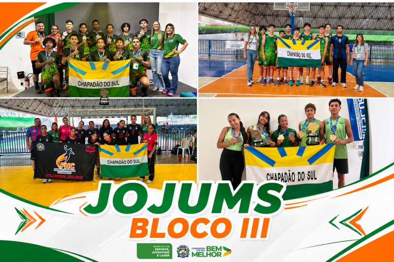 Chapadão do Sul conquista título e três pódios no JOJUMS 2026 – Bloco 3