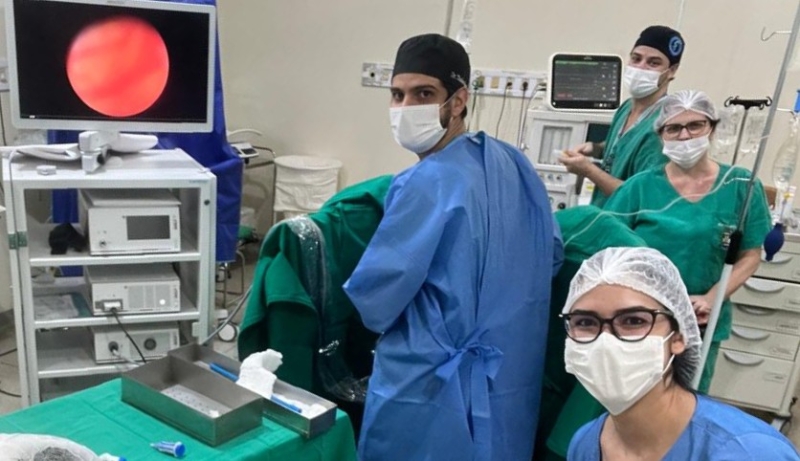 Chapadão do Sul realiza primeiro procedimento endourológico por vídeo na Associação Hospitalar