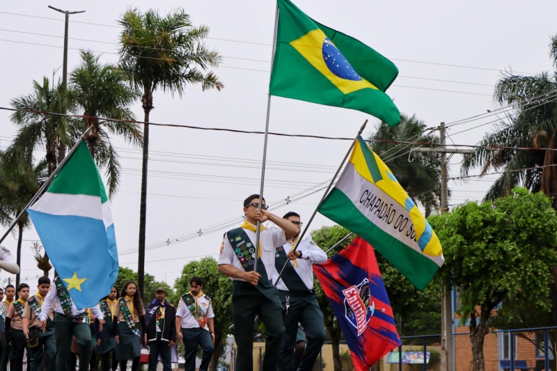 “Civismo, Respeito e Amor à Pátria”: Chapadão do Sul celebra 7 de Setembro com patriotismo e...